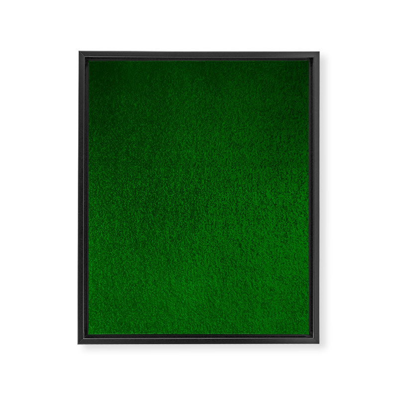 Emerald Green Ombre Design Framed Canvas Print Gallery Image 8