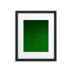 Emerald Green Ombre Design Framed Art Print Gallery Image 6