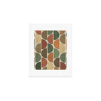 Mid-Century Canvas Geo Pattern Art Print Gallery Image 1