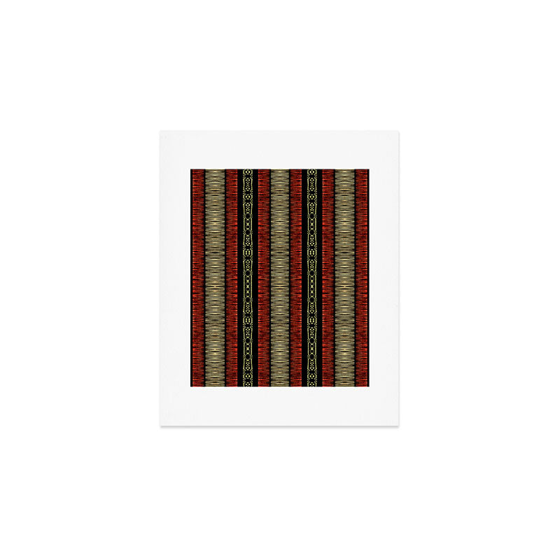Mud Cloth Tribal Pattern 02 Art Print Gallery Image 1