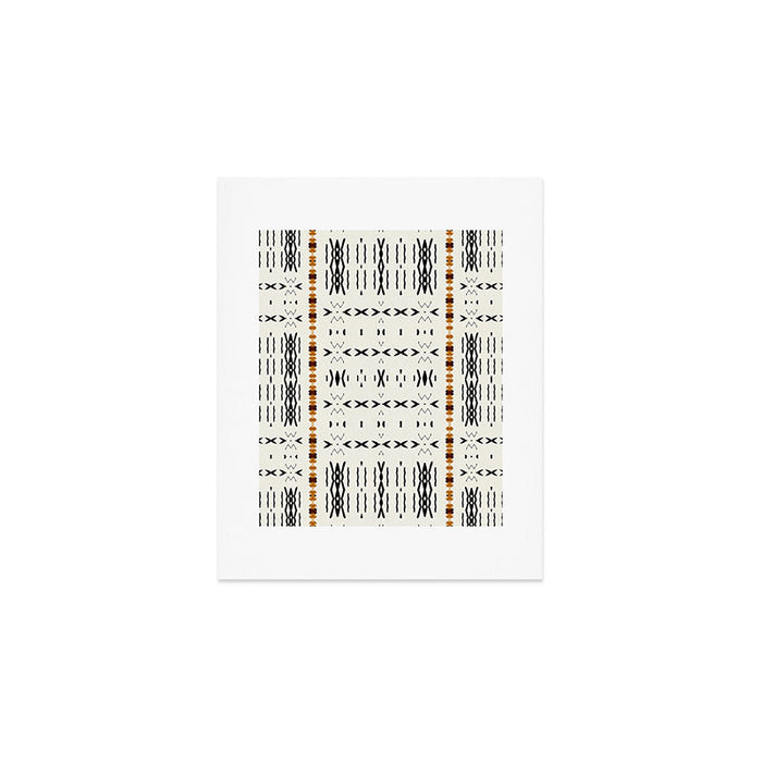 Mudcloth Tribal Neutral 02 Art Print Gallery Image 1