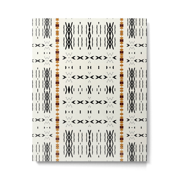 Mudcloth Tribal Neutral 02 Metal Print Gallery Image 1
