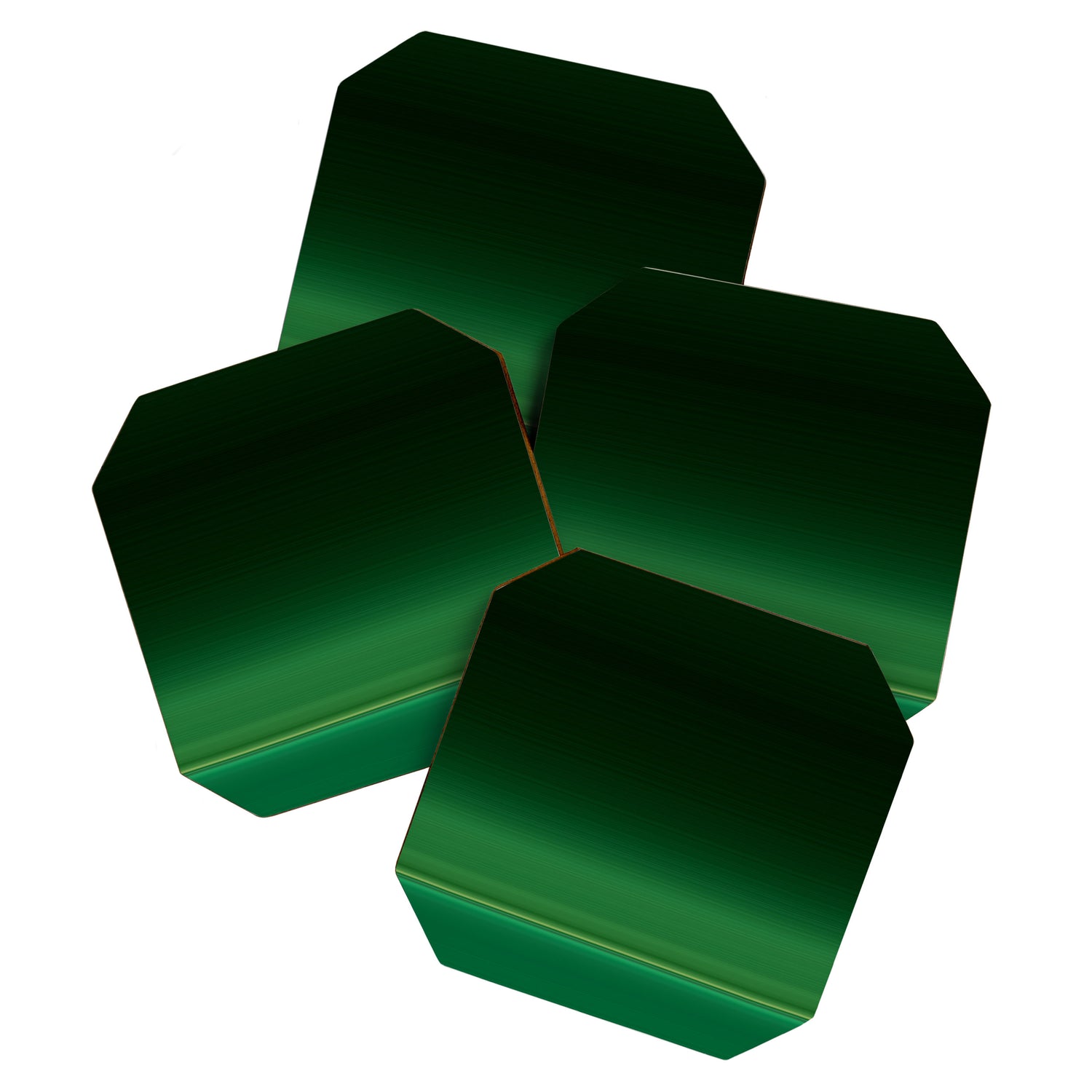 Ombre Forest Green  Coaster Gallery Image 1