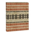 Orange Linen Mud Cloth Canvas Print Gallery Image 8
