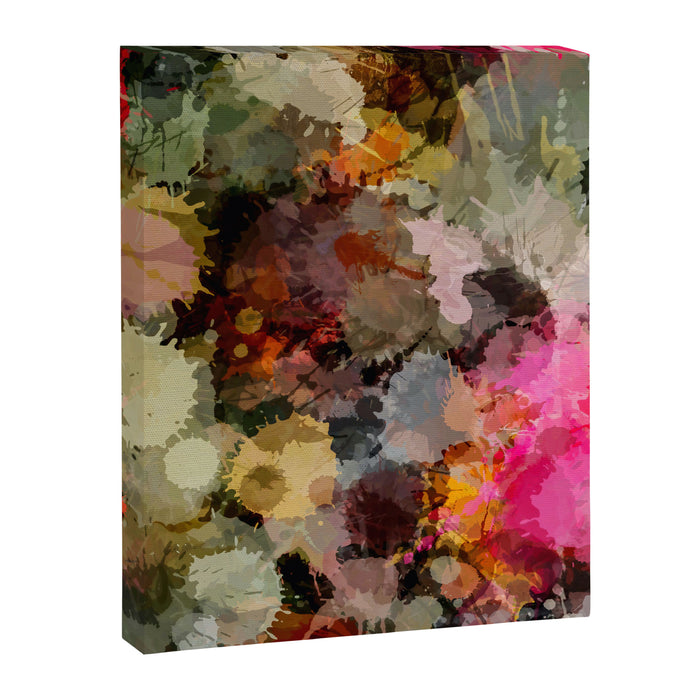 Paint Splatter Bouqet  Canvas Print Gallery Image 1
