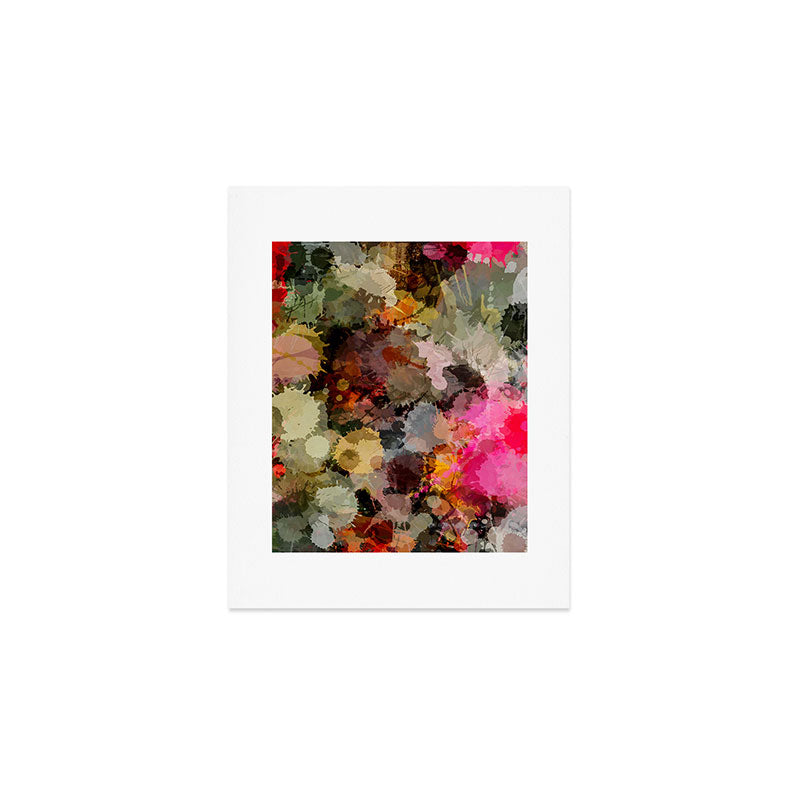 Paint Splatter Bouqet  Art Print Gallery Image 1
