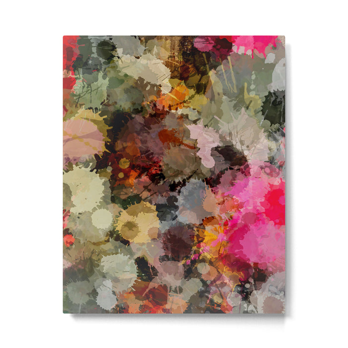 Paint Splatter Bouqet  Metal Print Gallery Image 1