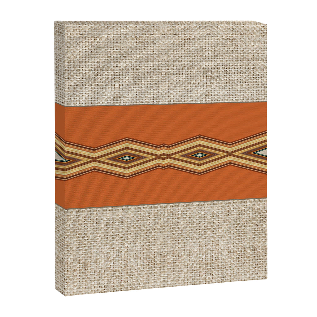 Southwestern Earth Tone Texture Design Canvas Print Gallery Image 8