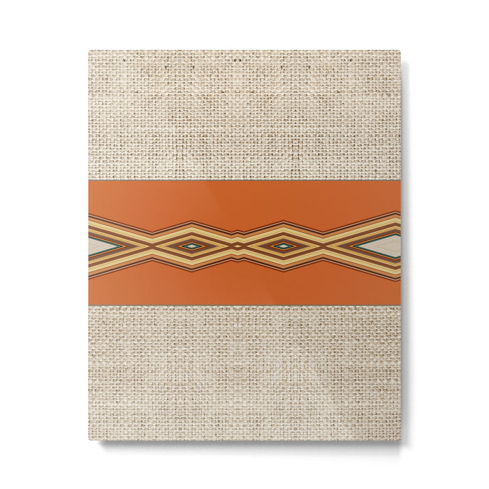 Southwestern Earth Tone Texture Design Metal Print Gallery Image 1