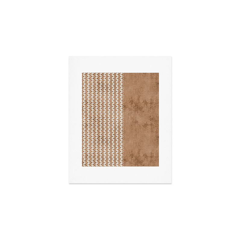 Two Toned Tan Texture Art Print Gallery Image 1