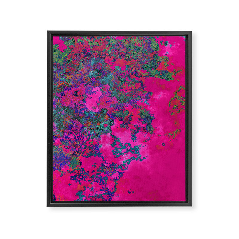 Fuchsia Dream Framed Canvas Print