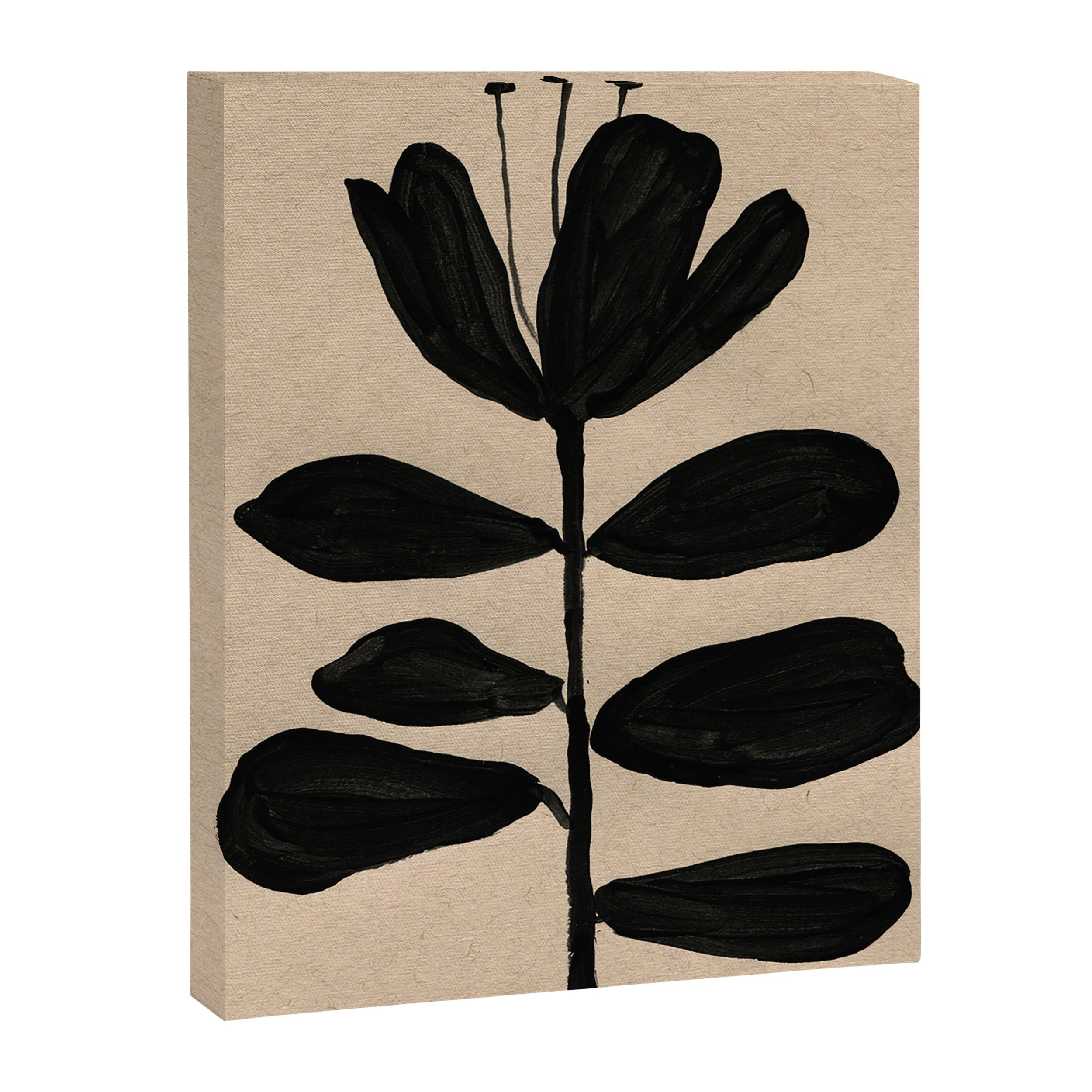 Bloom in Black Canvas Print Gallery Image 6