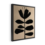 Bloom in Black Framed Canvas Print Gallery Image 2
