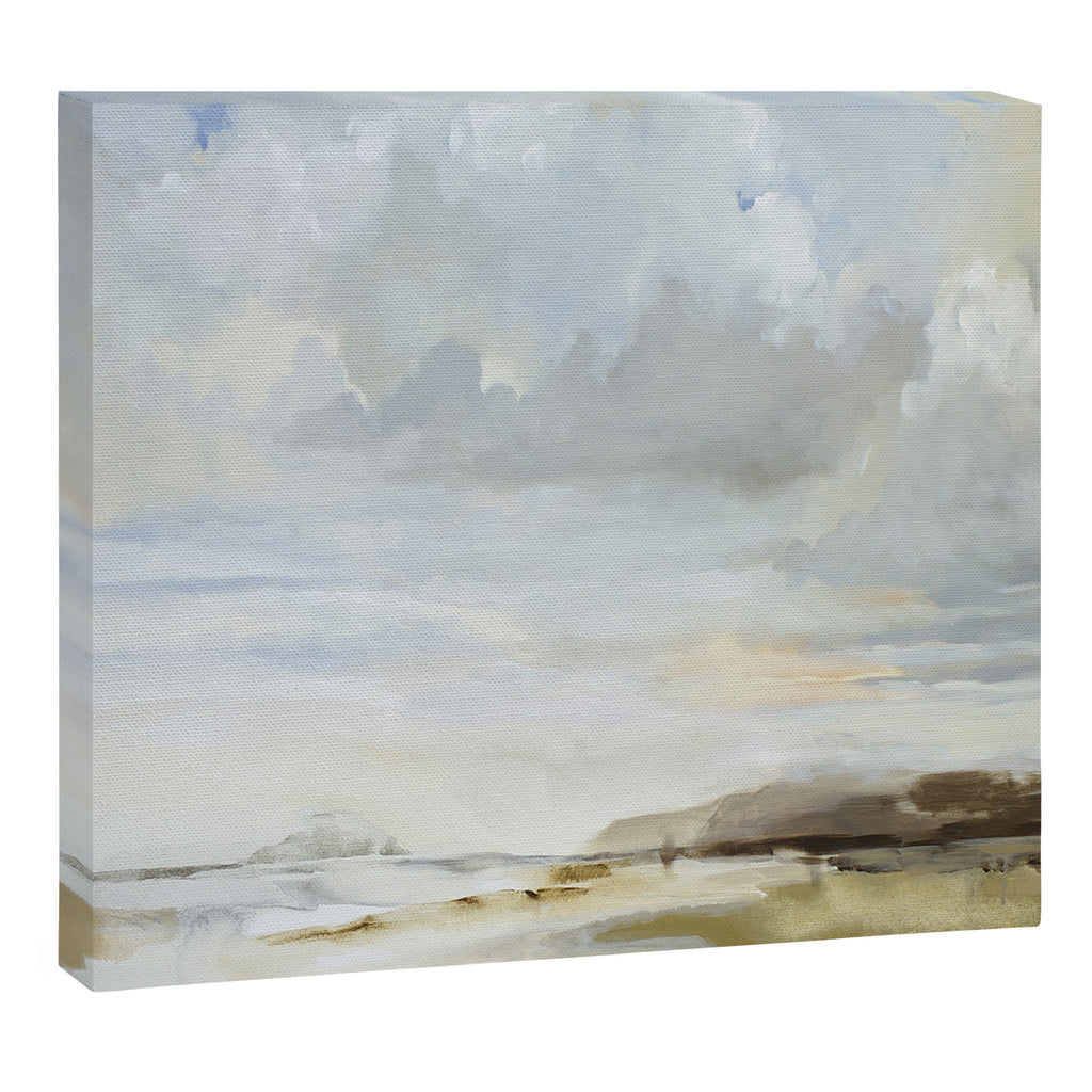 Cloudy Shoreline Canvas Print Gallery Image 1