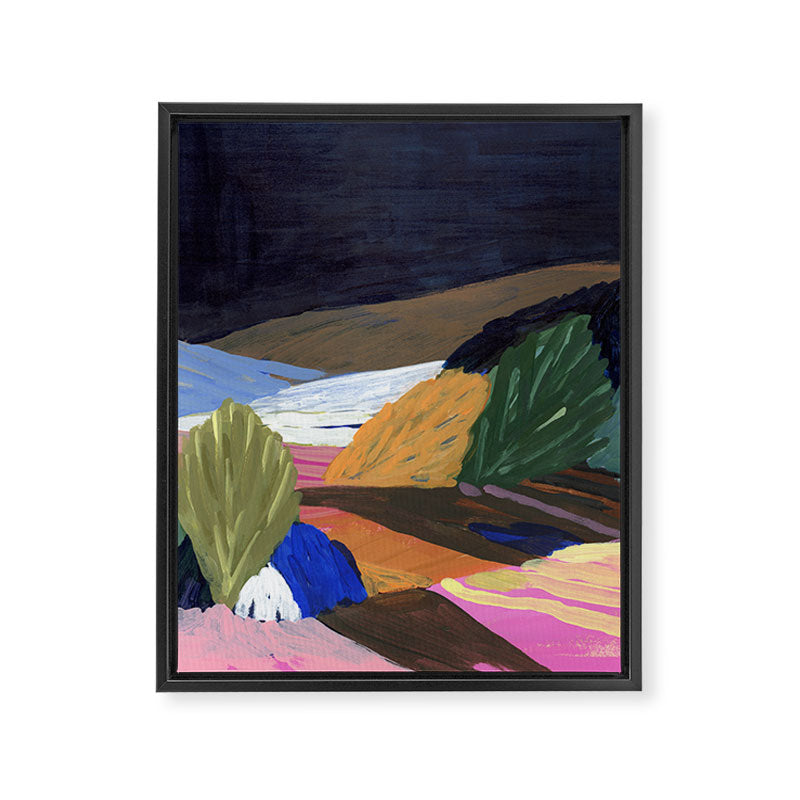 Colors of night fields Framed Canvas Print Gallery Image 6