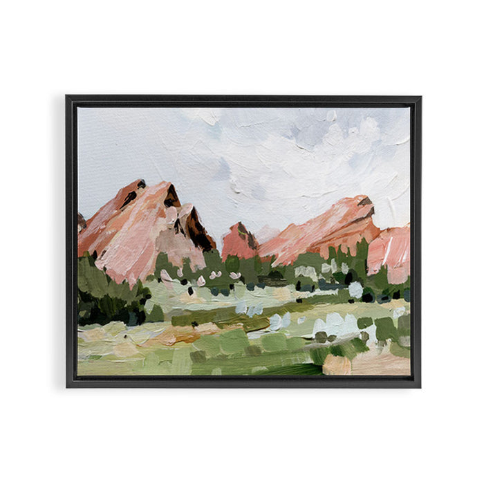 Garden of the Gods Framed Canvas Print Gallery Image 1