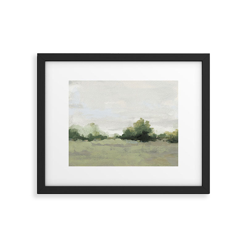Green Meadow Framed Art Print Gallery Image 5