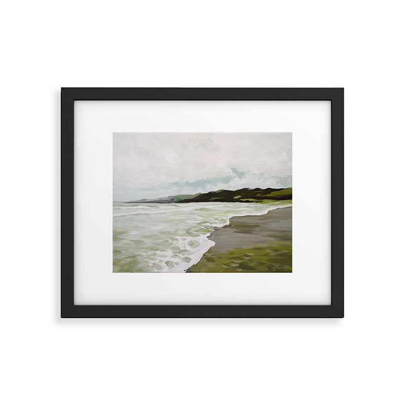 Late Afternoon Beach Framed Art Print Gallery Image 5