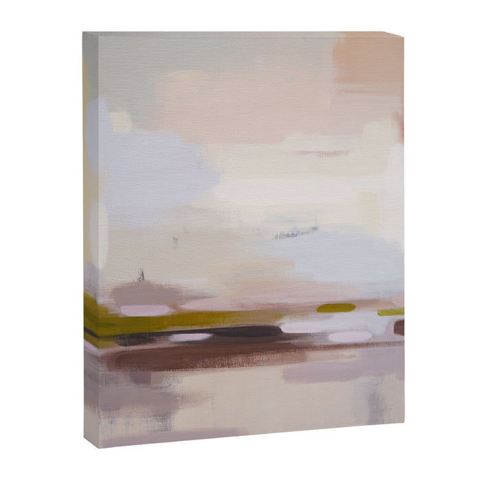 Mellow Taupe Horizon â  Canvas Print Gallery Image 1