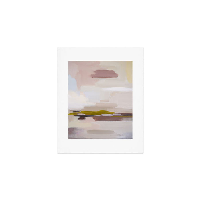 Mellow Taupe Horizon â¡ Art Print Gallery Image 1