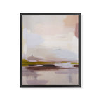 Mellow Taupe Horizon â  Framed Canvas Print Gallery Image 6
