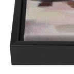 Mellow Taupe Horizon â¡ Framed Canvas Print Gallery Image 3