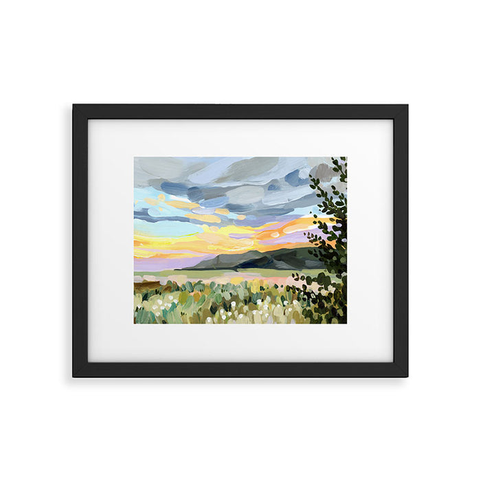 Twilight over the Tetons Framed Art Print Gallery Image 1
