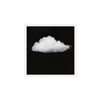 White Cloud on Black Sky Art Print Gallery Image 1