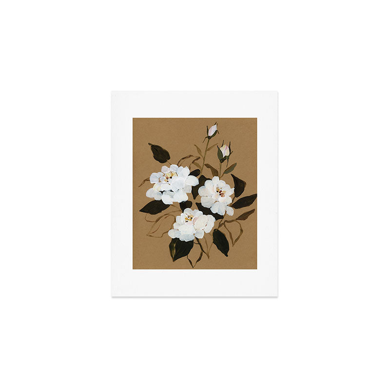 White Roses no.2 Art Print Gallery Image 1
