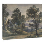 A Parkland View at Dusk Canvas Print Gallery Image 12
