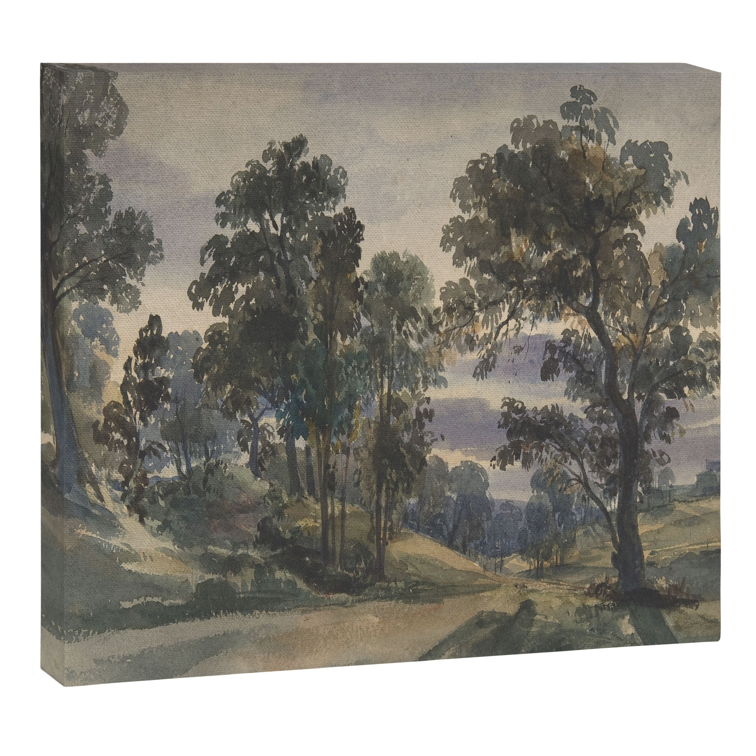 A Parkland View at Dusk Canvas Print Gallery Image 12