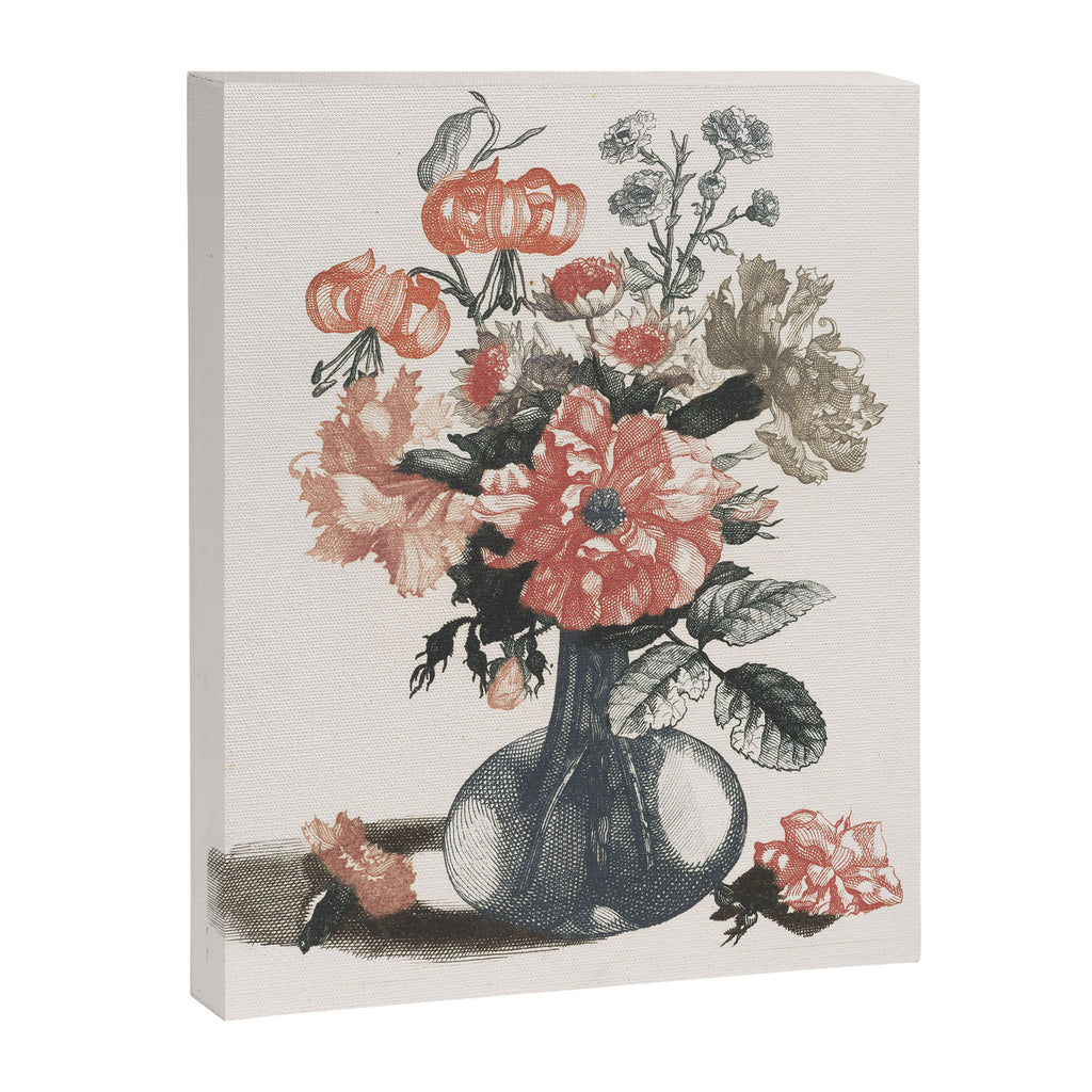 Five Prints of Flowers in Glass Vases, anonymous, after Jean Baptiste Monnoyer  1688   1698 Canvas Print Gallery Image 6