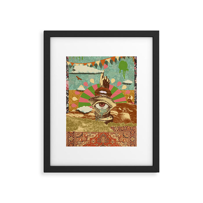 AFTERNOON PSYCHEDELIA Framed Art Print Gallery Image 1