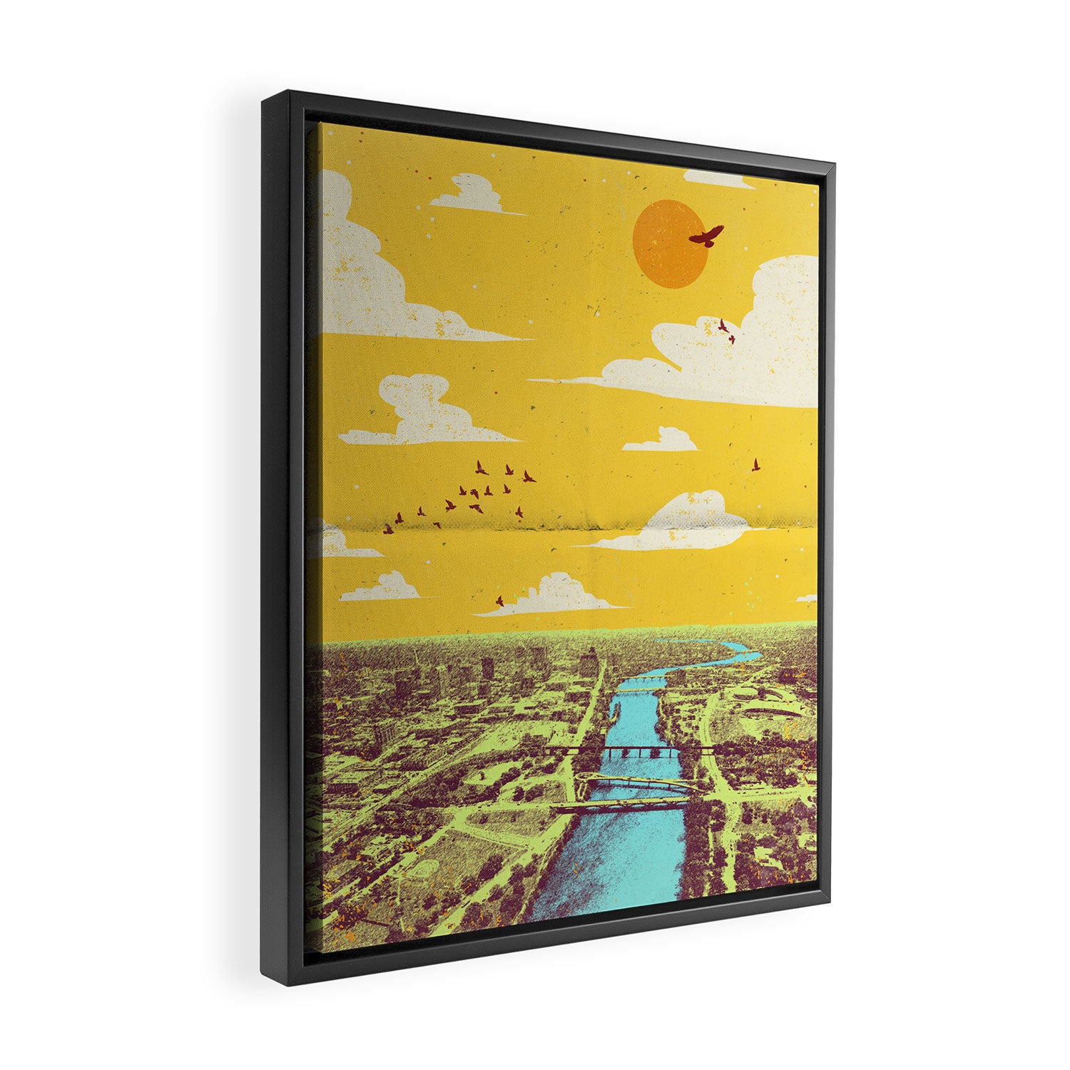AUSTIN, TEXAS Framed Canvas Print Gallery Image 2