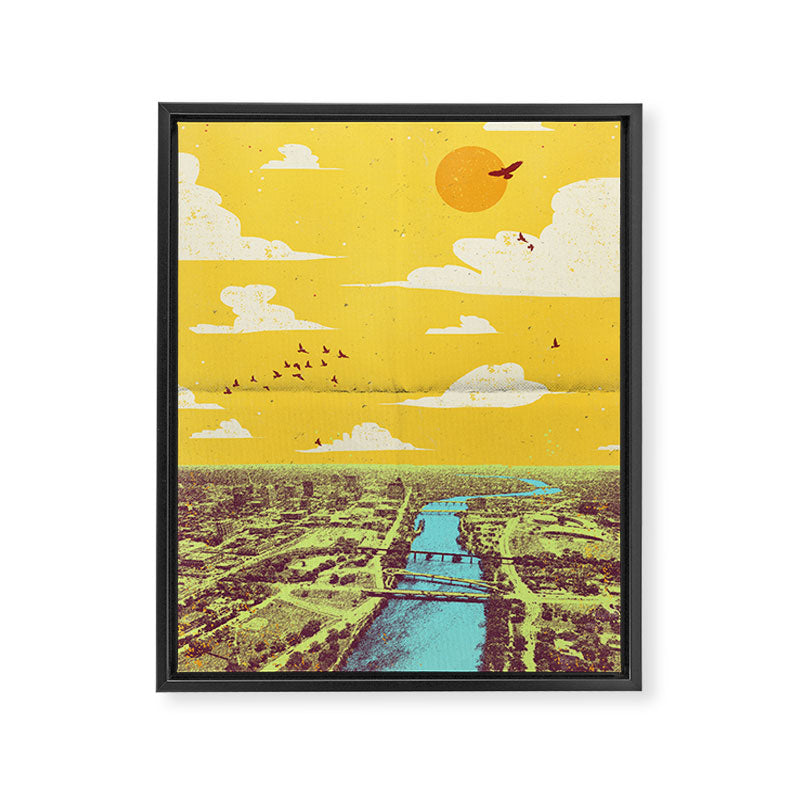AUSTIN, TEXAS Framed Canvas Print Gallery Image 6