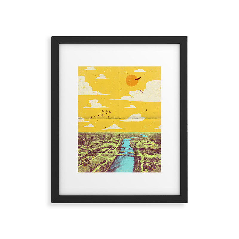 AUSTIN, TEXAS Framed Art Print