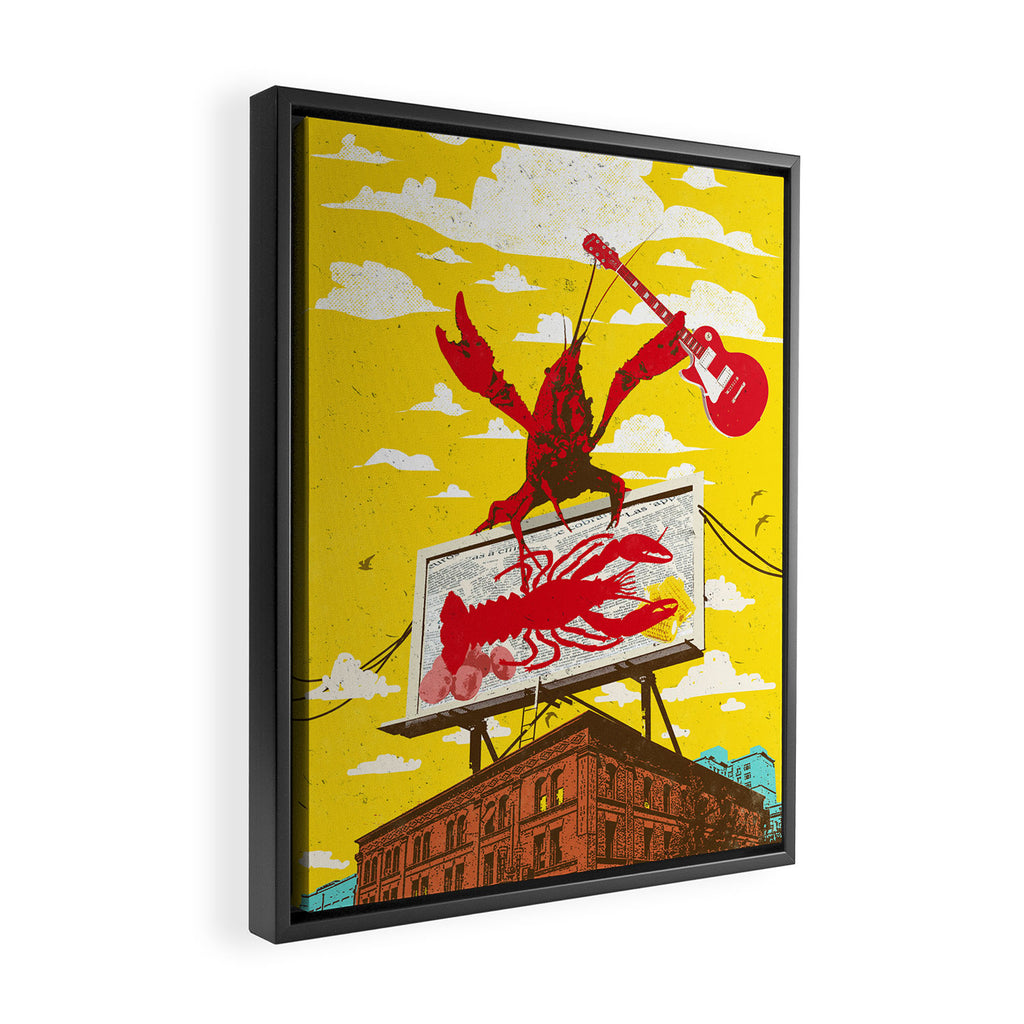 CRAWFISH BOIL II Framed Canvas Print Gallery Image 2