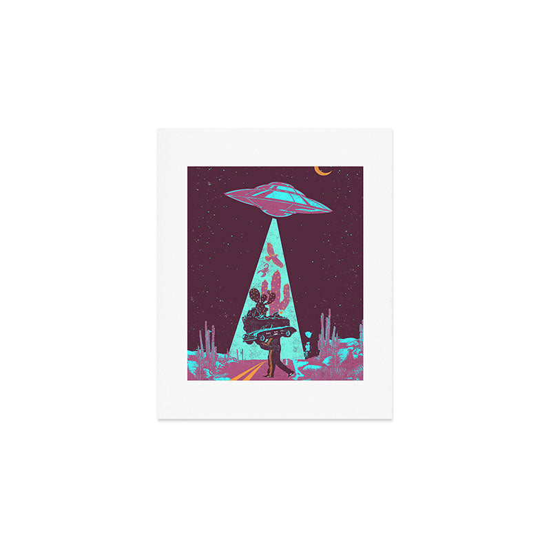 DESERT UFO Art Print Gallery Image 1
