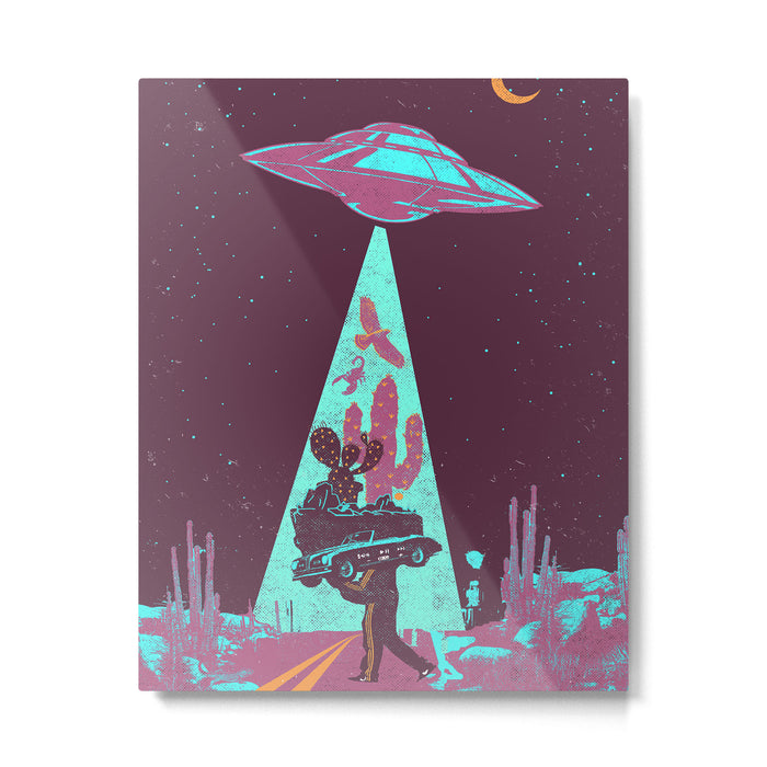 DESERT UFO Metal Print Gallery Image 1