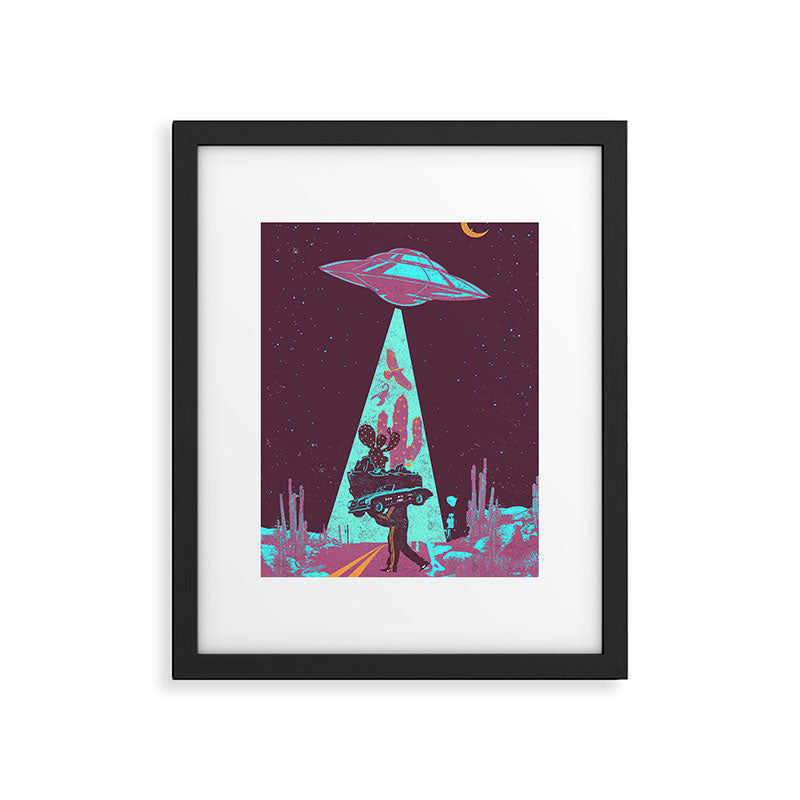 DESERT UFO Framed Art Print Gallery Image 6