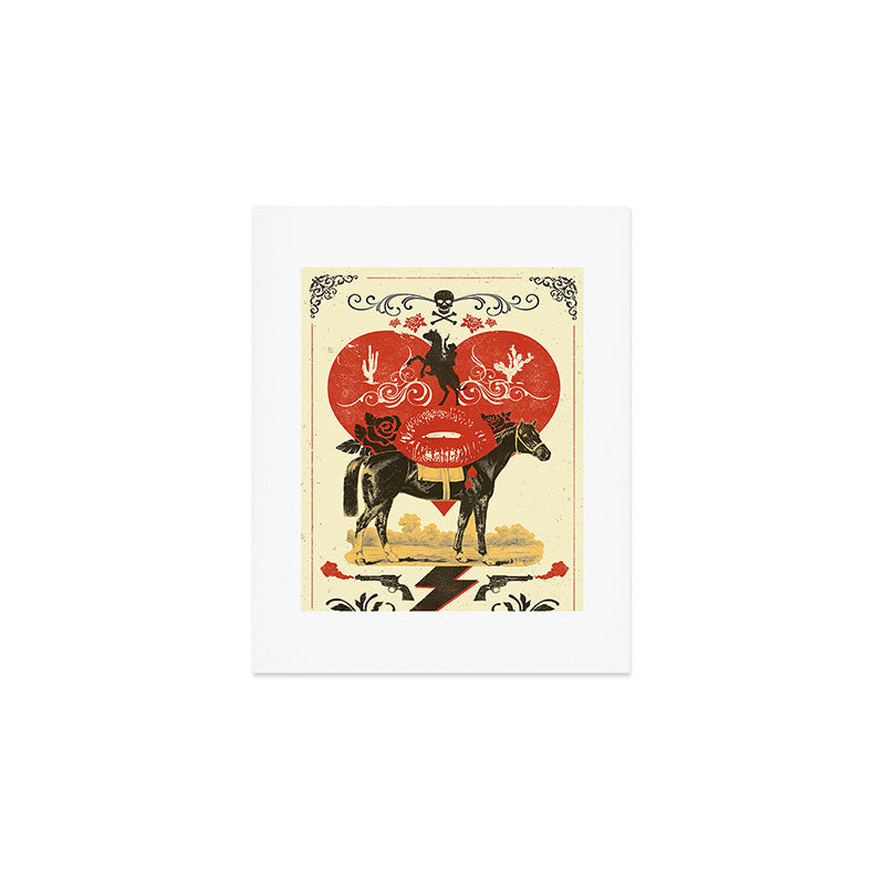 GOTHIC COWBOY Art Print Gallery Image 1