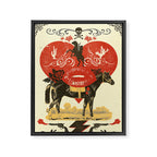 GOTHIC COWBOY Framed Canvas Print Gallery Image 8