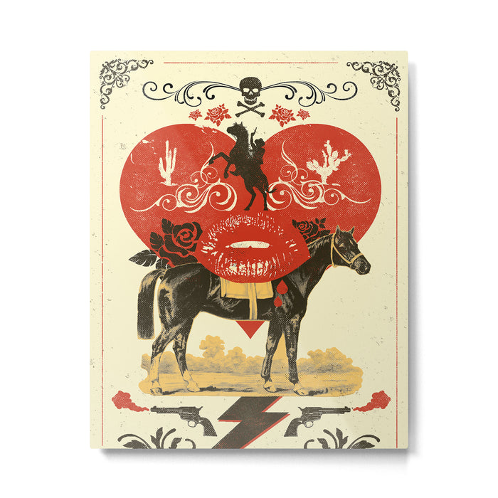 GOTHIC COWBOY Metal Print Gallery Image 1