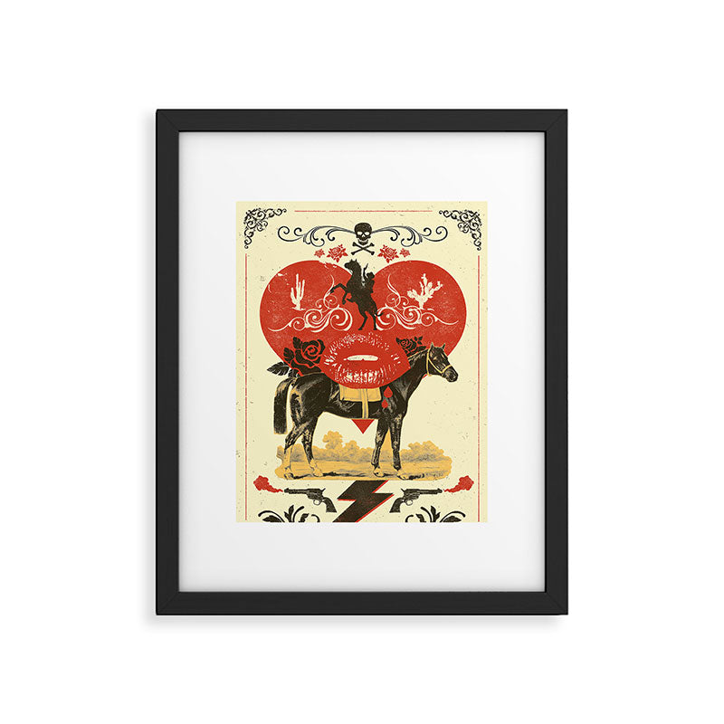 GOTHIC COWBOY Framed Art Print Gallery Image 6