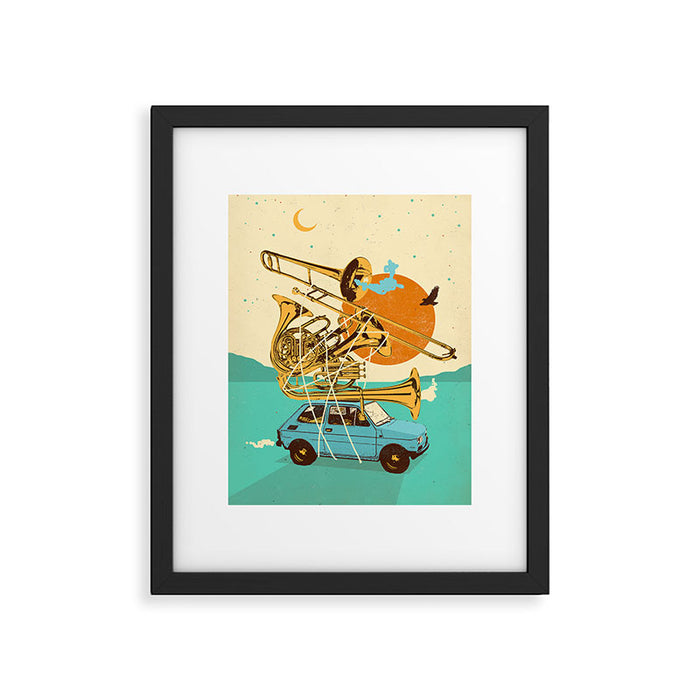 JAZZ JOURNEY Framed Art Print Gallery Image 1