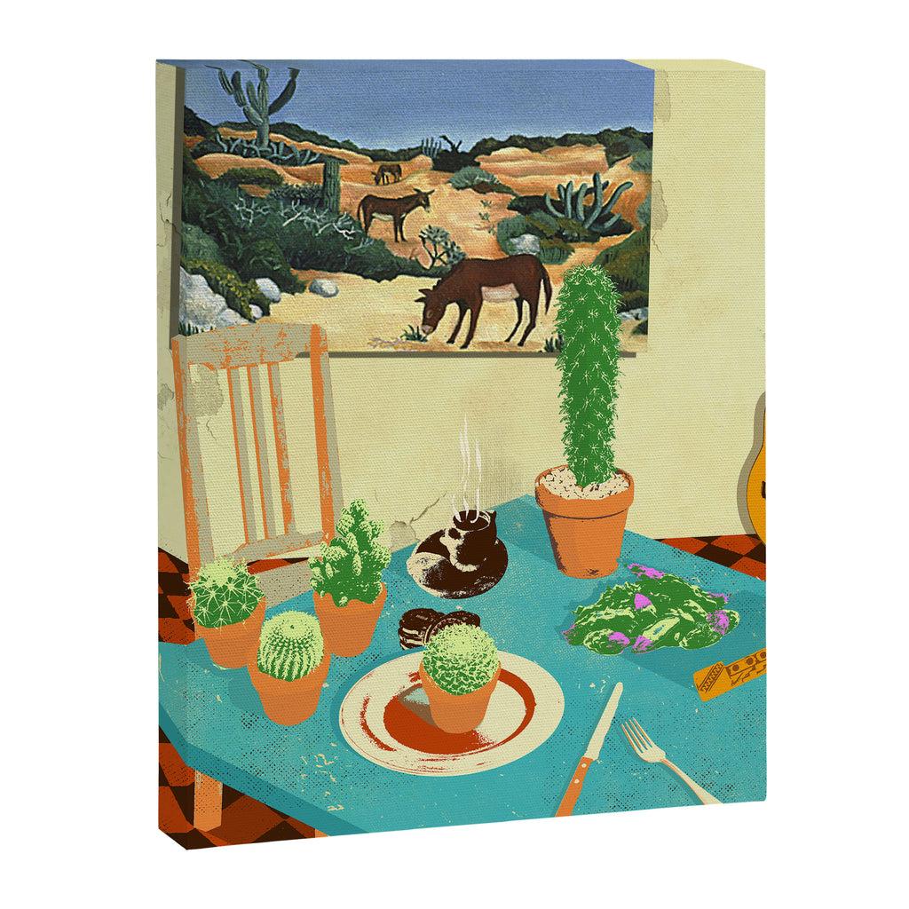 LA MESA DE CACTUS Canvas Print Gallery Image 8