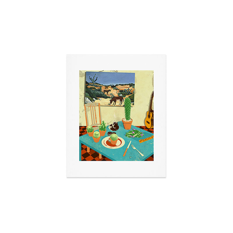 LA MESA DE CACTUS Art Print Gallery Image 1