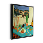 LA MESA DE CACTUS Framed Canvas Print Gallery Image 2