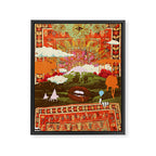 MORNING PSYCHEDELIA Framed Canvas Print Gallery Image 8