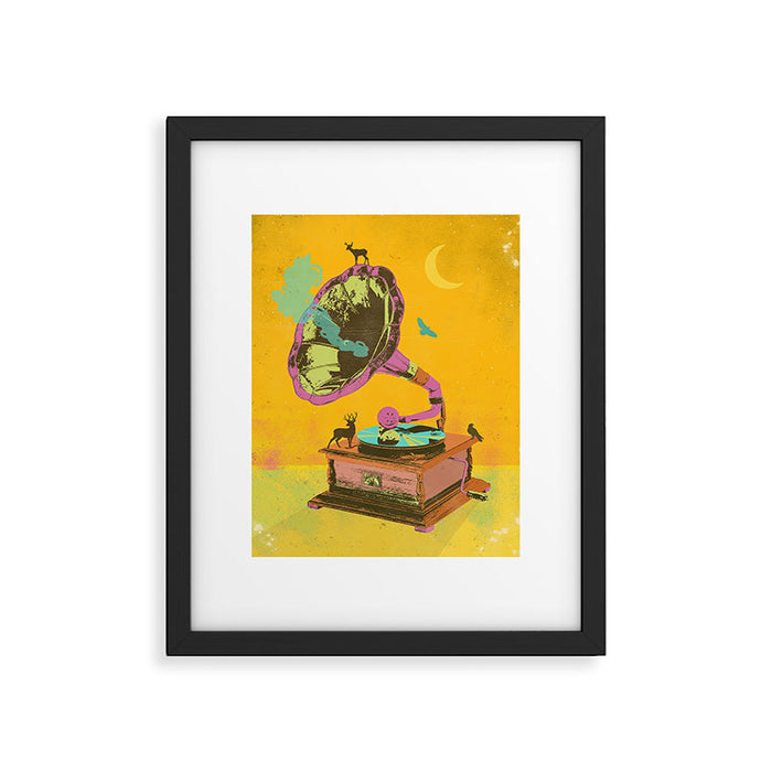NATURE GRAMOPHONE Framed Art Print Gallery Image 1